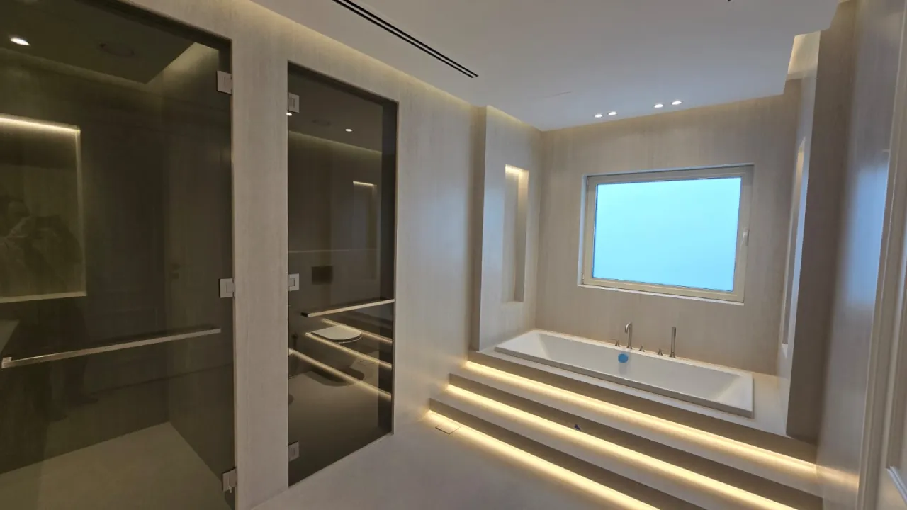 Old villa remodeling in Dubai with bathroom planning, technical checks, and interior updates